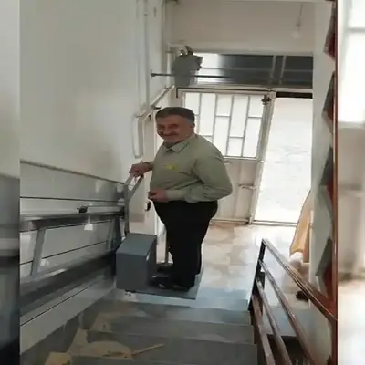 فیلم نصب صندلی پله پیما